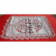 belle petites nappe broderie richelieu lin ancienne