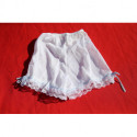 panty culotte nylon blanche fillette ou poupée made in France neuf 2 ans