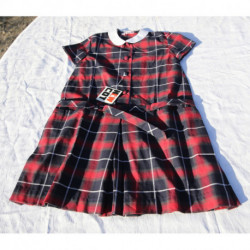 robe fillette écossaise vintage neuve marque GUY taille 4 voir 5 ans