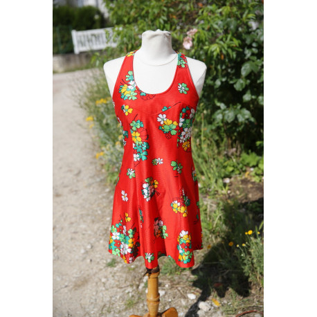 robe vintage bain de soleil  S ou M