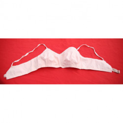 soutien gorge ancien coton saumon neuf 100