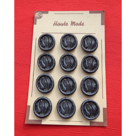 boutons vintage sur plaque marque HAUTE MODE neufs