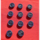 11 boutons vintage neufs marque HAUTE MODE diamètre 26 mm