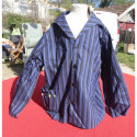 petite blouse genre de peintre pour garçon a rayure vintage ANIK 8 ans