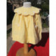 petite robe jaune coton GALOPINS neuve 1 an vintage