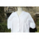 blouse blanche coton vintage manches courtes GRUSON  taille 56