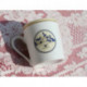 4 tasses et sucrier LIMOGES porcelaine DESHOULIERES ambroise