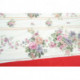 grand rideau tissu ameublement fleuri ancien 176 x 460 cm