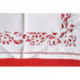 petite nappe ancienne pur fil broderie richelieu et jour